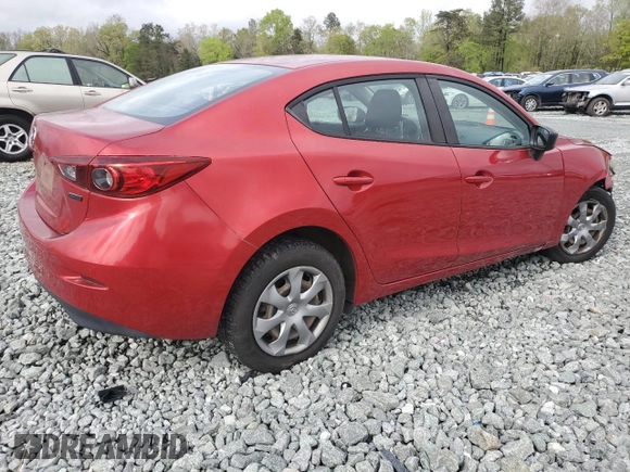 2015 Mazda 3 i SV with VIN JM1BM1T76F1232259, listed as a Copart auction lot 52756435 with 106,336 mi miles and Salvage Title. Bid and sale history available at DreamBid. Image 3.
