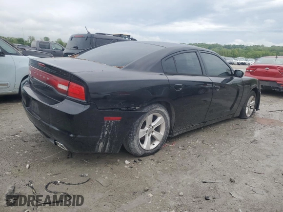 2014 Dodge Charger SE with VIN 2C3CDXBG4EH129712, listed as a Copart auction lot 54786575 with 195,088 mi miles and Clean Title. Bid and sale history available at carsss.com. Image 3.