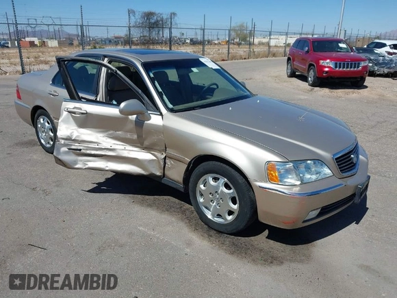 2000 Acura RL with VIN JH4KA9656YC001269, listed as a IAAI auction lot 41831469 with 158,504 mi miles. Bid and sale history available at carsss.com. Image 1.
