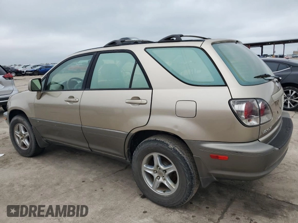 2001 Lexus RX 300 with VIN JTJGF10U110116229, listed as a Copart auction lot 55526465 with 172,679 mi miles and Clean Title. Bid and sale history available at carsss.com. Image 2.