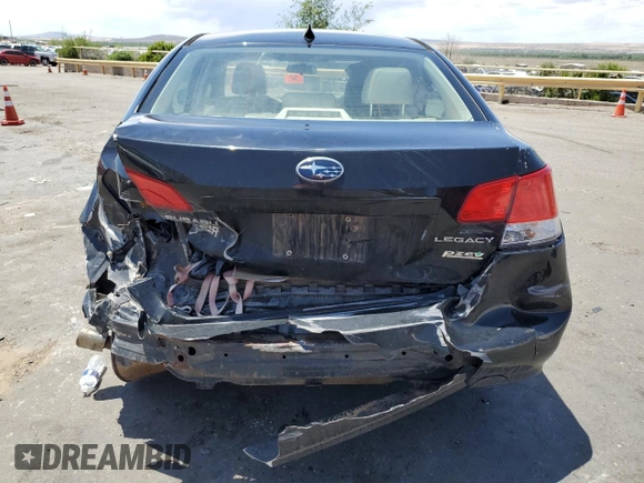 2011 Subaru Legacy Limited Power Moon with VIN 4S3BMBK61B3220114, listed as a Copart auction lot 54749404 with Not provided miles and Non repairable. Bid and sale history available at DreamBid. Image 6.