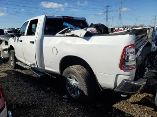 2022 Ram 2500 Tradesman with VIN 3C6UR5CJ2NG125553, listed as a Copart auction lot 80097334 with 0 mi miles and Salvage Title. Bid and sale history available at carsss.com. Image 2.