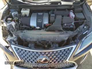 2022 Lexus RX 450h with VIN 2T2JGMDA3NC092983, listed as a Copart auction lot 52555535 with 14,140 mi miles and Salvage title. Bid and sale history available at DreamBid. Image 12.