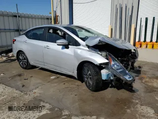 2021 Nissan Versa SV with VIN 3N1CN8EV7ML895080, listed as a Copart auction lot 48159825 with 41,193 mi miles and Salvage Title. Bid and sale history available at carsss.com. Image 4.