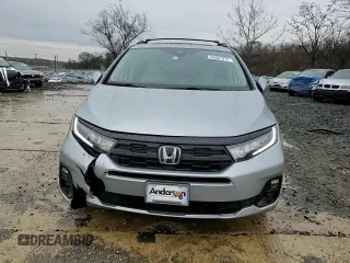 2025 Honda Odyssey EX-L with VIN 5FNRL6H66SB019828, listed as a Copart auction lot 84007874 with 1,425 mi miles and Salvage Title. Bid and sale history available at carsss.com. Image 12.