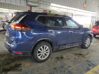 2020 Nissan Rogue SV with VIN JN8AT2MV9LW102271, listed as a Copart auction lot 45492445 with 113,206 mi miles and Salvage Title. Bid and sale history available at carsss.com. Image 3.