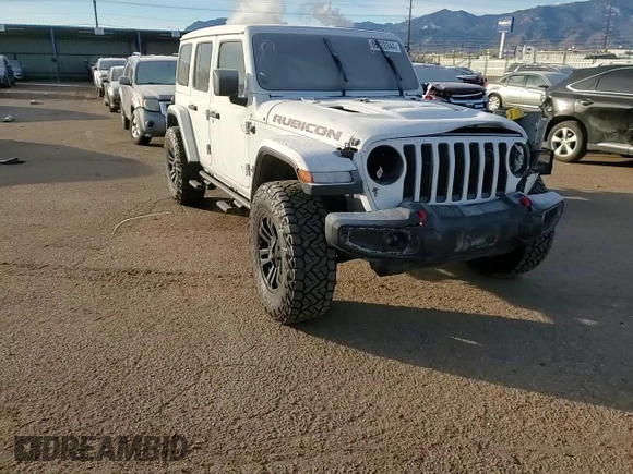2021 Jeep Wrangler Unlimited Rubicon with VIN 1C4JJXFM2MW520188, listed as a Copart auction lot 86920344 with 91,861 mi miles and Salvage Title. Bid and sale history available at carsss.com. Image 12.