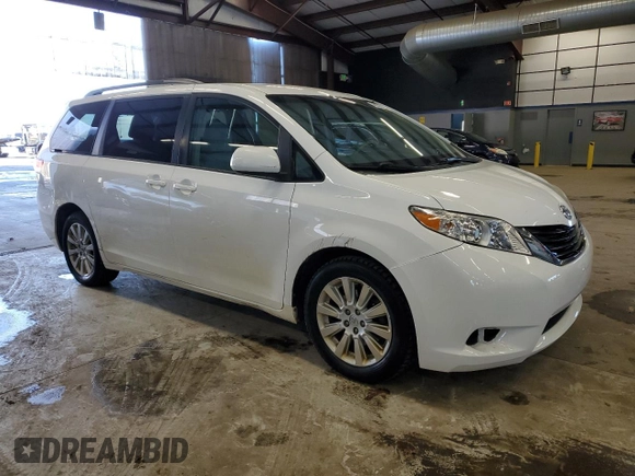 2014 Toyota Sienna LE with VIN 5TDJK3DC5ES090576, listed as a Copart auction lot 46333725 with 201,860 mi miles and Clean Title. Bid and sale history available at DreamBid. Image 4.
