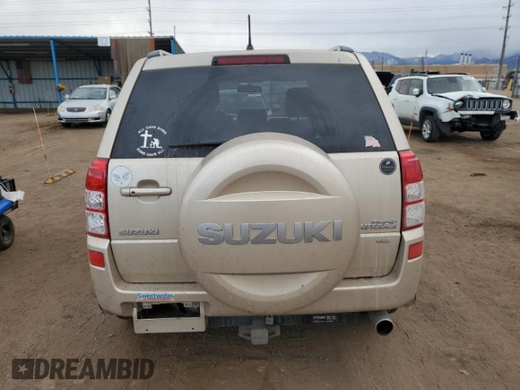 2006 Suzuki Grand Vitara Luxury with VIN JS3TD947064105816, listed as a Copart auction lot 47220435 with 86,488 mi miles and Salvage title. Bid and sale history available at DreamBid. Image 6.