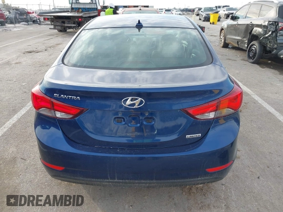2015 Hyundai Elantra SE z VIN 5NPDH4AE0FH630351, wystawiony jako IAAI lot #41405235 z przebiegiem 122 199 mil mil oraz . Historia ofert i sprzedaży dostępna na DreamBid. Obrazek 16.