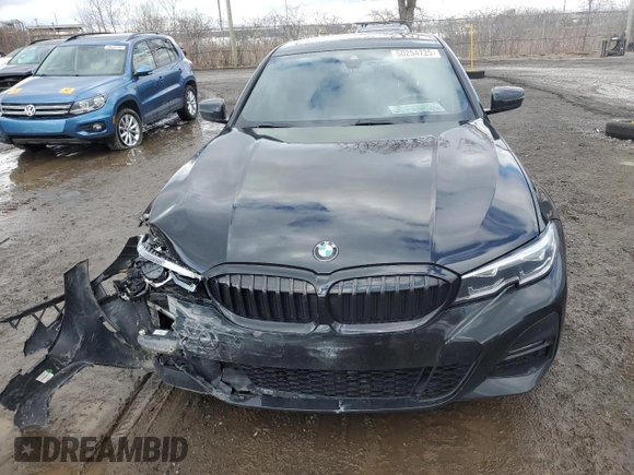 2021 BMW 3 Series 330i xDrive with VIN 3MW5R7J07M8C02992, listed as a Copart auction lot 50254725 with 71,901 mi miles and Salvage Title. Bid and sale history available at carsss.com. Image 5.
