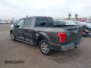 2015 Ford F-150 XL with VIN 1FTEW1CG4FKE75957, listed as a IAAI auction lot 41722268 with 109,496 mi miles. Bid and sale history available at carsss.com. Image 3.