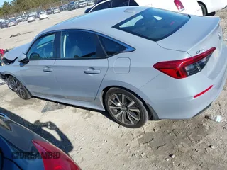 2024 Honda Civic Sedan EX with VIN 2HGFE1F77RH308038, listed as a IAAI auction lot 41166642 with 1 mi miles. Bid and sale history available at carsss.com. Image 3.