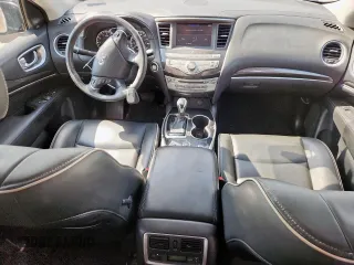 2019 Infiniti QX60 Luxe with VIN 5N1DL0MN9KC525893, listed as a Copart auction lot 63218895 with 106,280 mi miles and Salvage title. Bid and sale history available at DreamBid. Image 8.