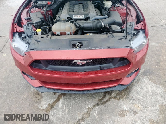 2017 Ford Mustang GT with VIN 1FA6P8CF9H5263452, listed as a Copart auction lot 55241845 with 31,650 mi miles and Salvage title. Bid and sale history available at DreamBid. Image 11.