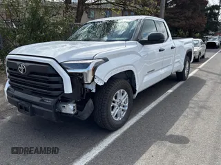 2022 Toyota Tundra SR5 with VIN 5TFLA5GD2NX001679, listed as a Copart auction lot 53191915 with 6,814 mi miles and Salvage title. Bid and sale history available at DreamBid. Image 2.