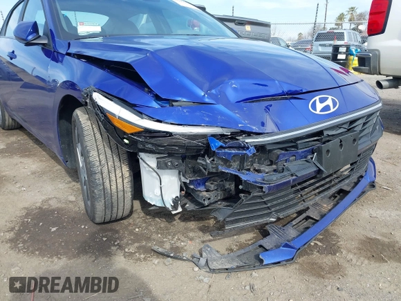 2024 Hyundai Elantra SEL with VIN KMHLM4DGXRU820751, listed as a IAAI auction lot 41600603 with 9,137 mi miles and . Bid and sale history available at DreamBid. Image 6.