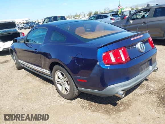 2011 Ford Mustang V6 with VIN 1ZVBP8AM1B5128934, listed as a IAAI auction lot 41805865 with 165,178 mi miles and . Bid and sale history available at carsss.com. Image 3.
