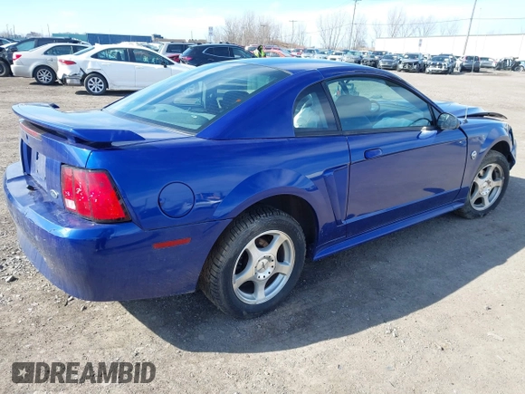 2004 Ford Mustang Standard with VIN 1FAFP40694F149517, listed as a IAAI auction lot 41900595 with 90,806 mi miles. Bid and sale history available at carsss.com. Image 4.