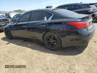 2017 Infiniti Q50 Signature Edition with VIN JN1EV7AP2HM731032, listed as a Copart auction lot 51240595 with 68,802 mi miles and Salvage Title. Bid and sale history available at DreamBid. Image 2.