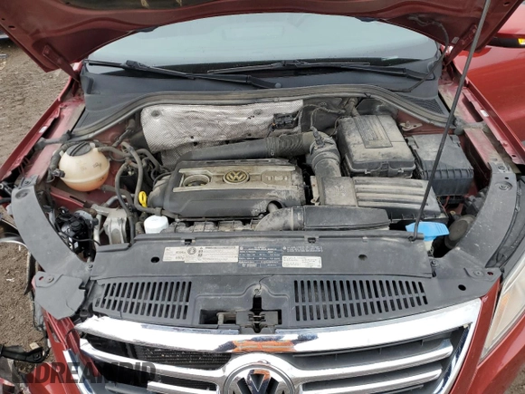 2011 Volkswagen Tiguan SE with VIN WVGBV7AXXBW001845, listed as a Copart auction lot 52414935 with 256,311 mi miles and Salvage Title. Bid and sale history available at DreamBid. Image 11.