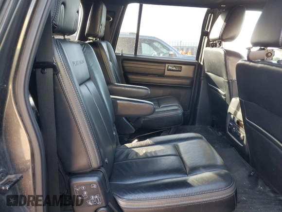2017 Ford Expedition EL Platinum with VIN 1FMJK1MT3HEA30953, listed as a Copart auction lot 79751474 with 96,951 mi miles and Salvage Title. Bid and sale history available at carsss.com. Image 11.