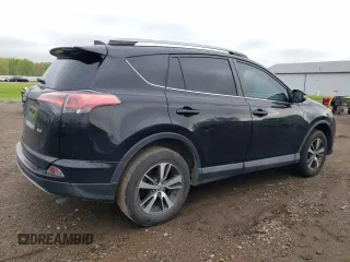 2018 Toyota RAV4 XLE with VIN 2T3WFREV0JW484430, listed as a Copart auction lot 55878455 with 132,335 mi miles and Salvage title. Bid and sale history available at DreamBid. Image 3.