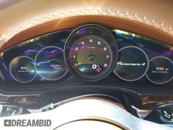 2018 Porsche Panamera with VIN WP0AA2A72JL111271, listed as a IAAI auction lot 41701909 with 50,245 mi miles and . Bid and sale history available at DreamBid. Image 7.