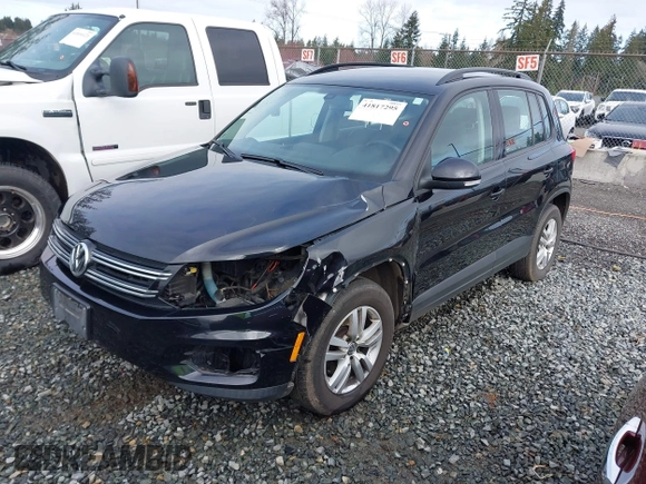 2016 Volkswagen Tiguan SE with VIN WVGBV7AX5GW511804, listed as a IAAI auction lot 41817295 with 75,831 mi miles and . Bid and sale history available at DreamBid. Image 18.