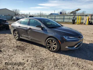 2015 Chrysler 200 Limited with VIN 1C3CCCAB9FN718846, listed as a Copart auction lot 80136324 with 93,793 mi miles and Non Repairable. Bid and sale history available at carsss.com. Image 4.