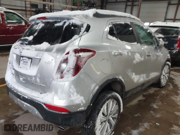 2018 Buick Encore Preferred with VIN KL4CJASB1JB592491, listed as a IAAI auction lot 41370529 with 117,258 mi miles and . Bid and sale history available at DreamBid. Image 4.