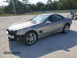 2007 Mercedes-Benz SL 550 z VIN WDBSK71F87F124375, wystawiony jako Copart lot #55126305 z przebiegiem 48 777 mil mil oraz Szkoda całkowita • Salvage title. Historia ofert i sprzedaży dostępna na DreamBid. Obrazek 1.