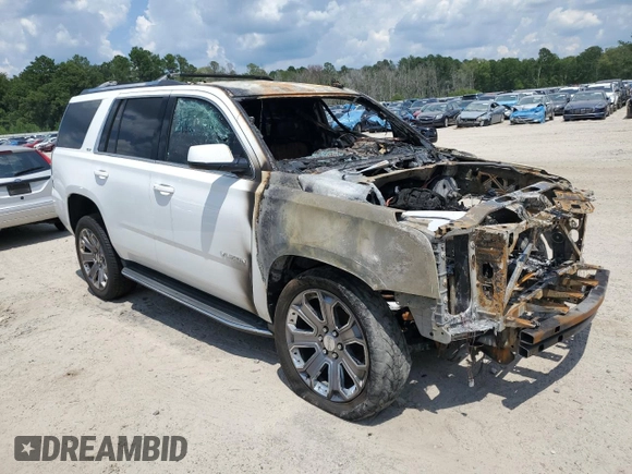 2016 GMC Yukon SLT with VIN 1GKS1BKC8GR216830, listed as a Copart auction lot 62146014 with 0 mi miles and Salvage Title. Bid and sale history available at carsss.com. Image 4.