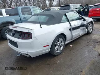 2014 Ford Mustang V6 with VIN 1ZVBP8EM0E5205646, listed as a IAAI auction lot 41716395 with 109,451 mi miles. Bid and sale history available at carsss.com. Image 4.