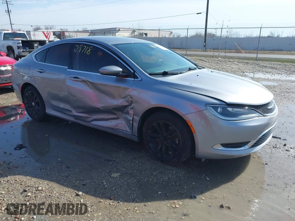 2016 Chrysler 200 Limited with VIN 1C3CCCAB0GN124518, listed as a IAAI auction lot 42073718 with 101,580 mi miles and . Bid and sale history available at DreamBid. Image 1.
