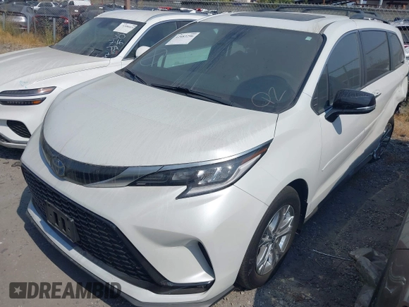 2023 Toyota Sienna XSE 25th Anniversary with VIN 5TDCSKFCXPS074361, listed as a IAAI auction lot 42483296 with 12,437 mi miles and . Bid and sale history available at DreamBid. Image 2.