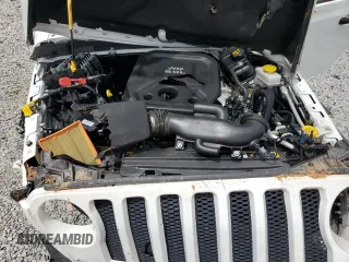 2023 Jeep Wrangler Willys with VIN 1C4HJXDN6PW529670, listed as a Copart auction lot 59550535 with 48,670 mi miles and Salvage title. Bid and sale history available at DreamBid. Image 12.