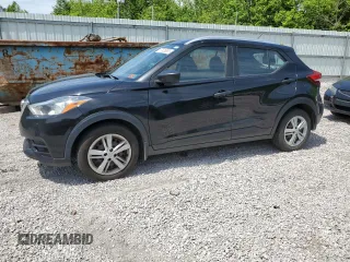 2018 Nissan Kicks S with VIN 3N1CP5CU0JL541318, listed as a Copart auction lot 57635855 with 142,978 mi miles and Salvage title. Bid and sale history available at DreamBid. Image 1.