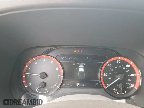 2023 Nissan Frontier SV with VIN 1N6ED1EK8PN670416, listed as a Copart auction lot 59204005 with 19,155 mi miles and Salvage title. Bid and sale history available at DreamBid. Image 9.