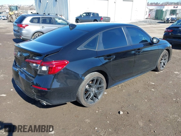 2024 Honda Civic Sport with VIN 2HGFE2F51RH545984, listed as a IAAI auction lot 41823057 with 34,341 mi miles and . Bid and sale history available at DreamBid. Image 4.