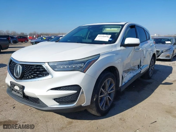 2020 Acura RDX w/Technology Pkg with VIN 5J8TC1H59LL011089, listed as a IAAI auction lot 41246036 with 66,261 mi miles. Bid and sale history available at carsss.com. Image 2.