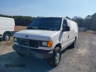 2006 Ford Econoline Cargo Commercial with VIN 1FTNS24W06HB08722, listed as a IAAI auction lot 41377295 with 284,310 mi miles and . Bid and sale history available at DreamBid. Image 2.
