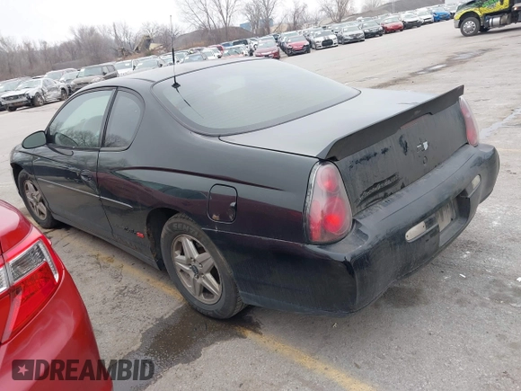 2001 Chevrolet Monte Carlo SS with VIN 2G1WX15K319190480, listed as a IAAI auction lot 41158151 with 271,220 mi miles. Bid and sale history available at carsss.com. Image 3.