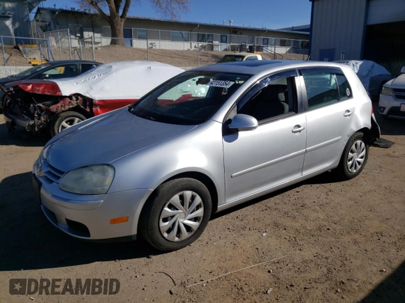 2007 Volkswagen Rabbit with VIN WVWDS71KX7W052439, listed as a Copart auction lot 42151354 with 95,865 mi miles and Salvage title. Bid and sale history available at DreamBid. Image 1.