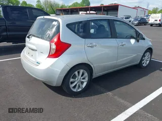 2014 Nissan Note S Plus with VIN 3N1CE2CP5EL374894, listed as a IAAI auction lot 42095930 with 121,826 mi miles and . Bid and sale history available at DreamBid. Image 4.