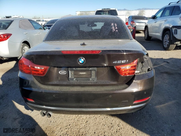 2016 BMW 4 Series 428i with VIN WBA3V7C52G5A27387, listed as a Copart auction lot 88081925 with 52,882 mi miles and Salvage Title. Bid and sale history available at carsss.com. Image 6.