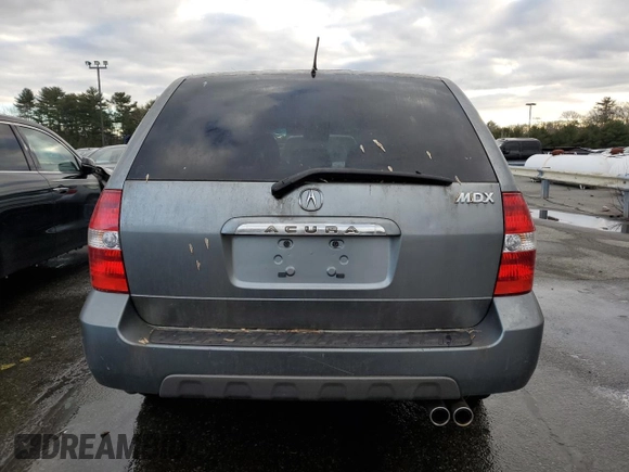 2001 Acura MDX Touring Pkg with VIN 2HNYD18661H541566, listed as a Copart auction lot 37698344 with 189,484 mi miles and Clean Title. Bid and sale history available at carsss.com. Image 6.