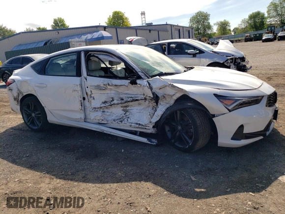 2024 Acura Integra w/A-Spec Package with VIN 19UDE4H35RA022657, listed as a Copart auction lot 55964735 with 16,743 mi miles and Salvage title. Bid and sale history available at DreamBid. Image 4.