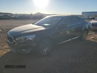 2014 Kia Cadenza Premium with VIN KNALN4D79E5121307, listed as a Copart auction lot 41670945 with 45,293 mi miles and Salvage Title. Bid and sale history available at carsss.com. Image 1.