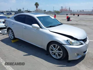 2007 Lexus IS 250 z VIN JTHBK262972057480, wystawiony jako IAAI lot #42165242 z przebiegiem 106 365 mil mil oraz . Historia ofert i sprzedaży dostępna na DreamBid. Obrazek 1.